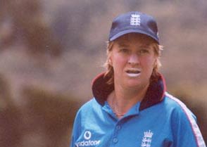 Karen Smithies captaining England