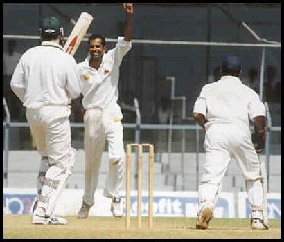Fleming falls leg before to give Kulkarni his third scalp
