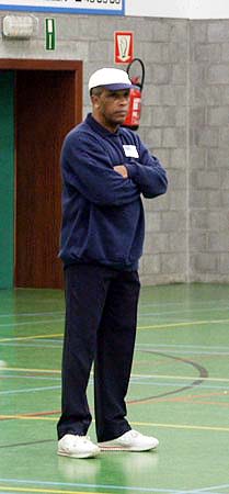 Umpire John Holder