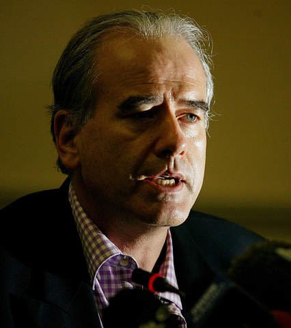 Tim Lamb speaks during a news conference in Cape Town