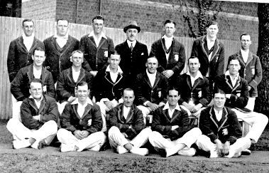 England touring party, 1924-25