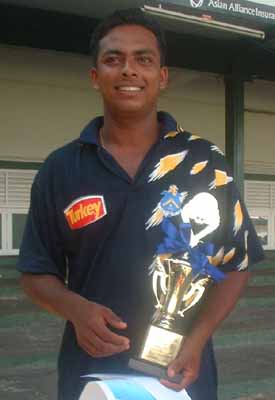 Muthumudalige Pushpakumara man of the match in Premier League final at SSC