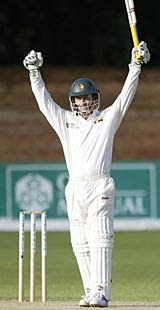 Stuart Carlisle reaches his hundred