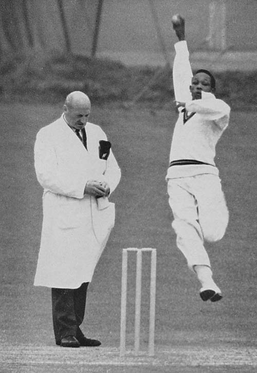 Roy Gilchrist in action (2)