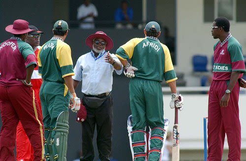Points awarded to West Indies after Afridi is unable to continue due to strained back