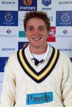Charles van der Gucht Hampshire Cricketer
