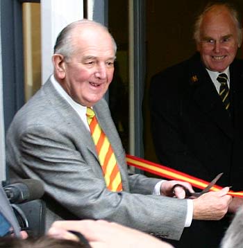 Tom Graveney re-opens the Lord's pavilion following the £8.2 million refurbishment