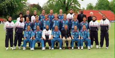 England team photograph,Canterbury, Kent, 06 May 1999