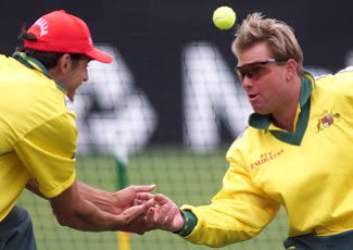 Shane Warne and Brenon Julian, World Cup, 1999
