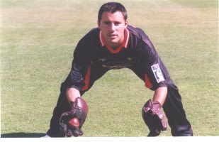 The Dragon`s wicket-keeper