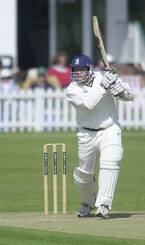 Neil Smith did not detain the Leics bowlers long in his second innings, making 21