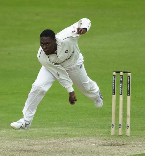 Flying Ricky Anderson at Trent Bridge