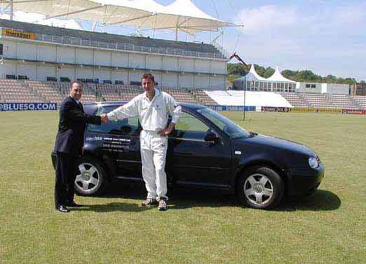 Giles White - sponsored car