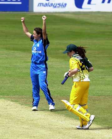 Joy for bowler Collyer, despair for Rolton when she is out for 79