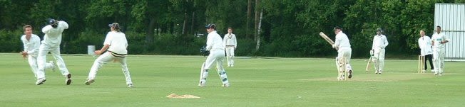Brilliant catch by Peter Hammond