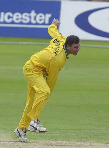 Tony Dodemaide bowling portrait