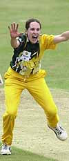 Therese McGregor ; bowling thumbnail , 2001