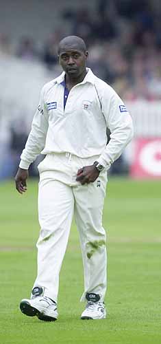 Mark Alleyne in the field 2001