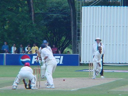 Degroot bowls to Parsons