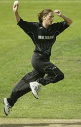 Helen Watson bowling