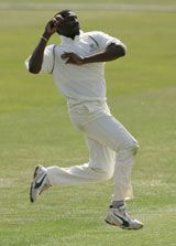 Alex Tudor bowling for Surrey