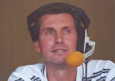Neil Foster commentating
