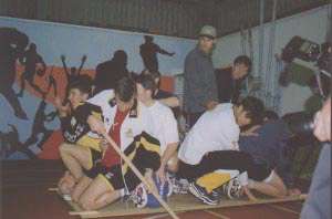 Western Australian players at preseason camp