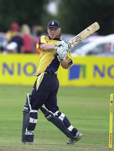Jason Laney with a pull for 4 runs