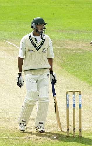 Anurag Singh at the crease 2001