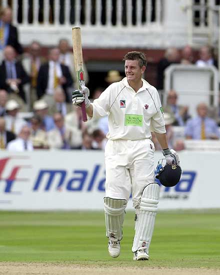 A fine half century for Peter Bowler at Lord's