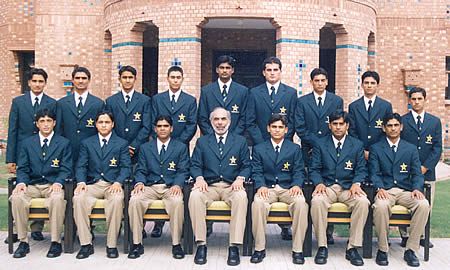 Pakistan Under-19 team to Sri Lanka group photograph, 2003-04