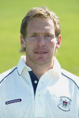 Ian Fisher in Gloucestershire kit