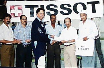 Hanif Mohammad at the Tissot Cup match, 28 Sept 1999, PIA v PNSC