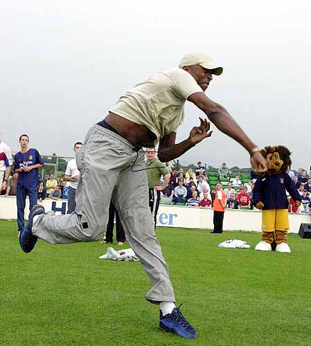 Franklyn Rose of the West Indies throwing the cricket ball