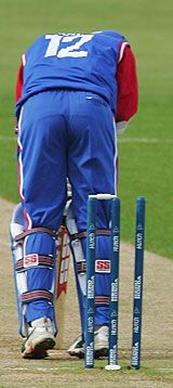 Mark Johnson bowled for 0