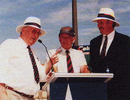 Speakers at the Doug Walters Club lunch