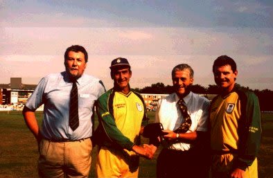 Peter Hartley receives County cap