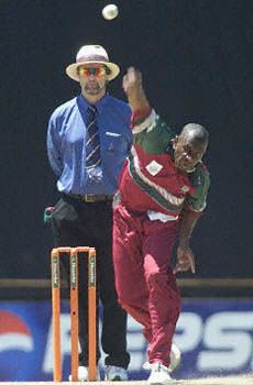 Laurie Williams in action against Sri Lanka