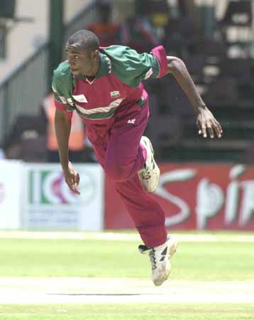 Kerry Jeremy in the field against Sri Lanka