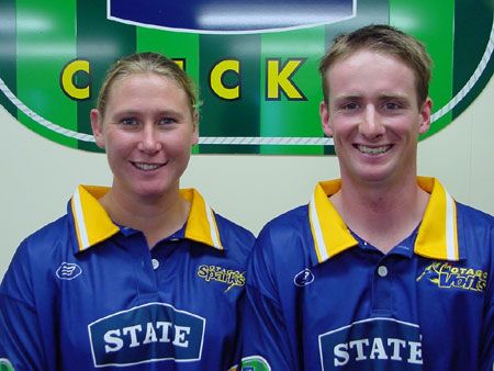 Milburn and Lawson model new Otago uniforms