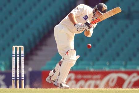 Hills batting, New South Wales v Tasmania, Pura Cup, 2001/02