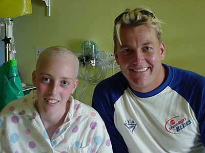 Shane Lee and friend, October 2002