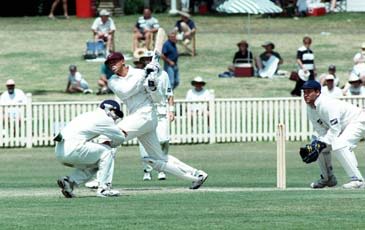 Andrew Symonds sweeps, New South Wales v Queensland, Sheffield Shield, 1997/98