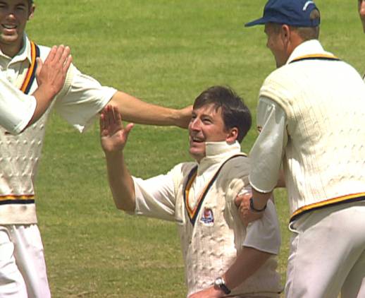 Ken Rutherford celebrates, 1997