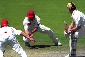 Fitzgerald catches Katich, Western Australia v South Australia, Pura Milk Cup, 1999/2000