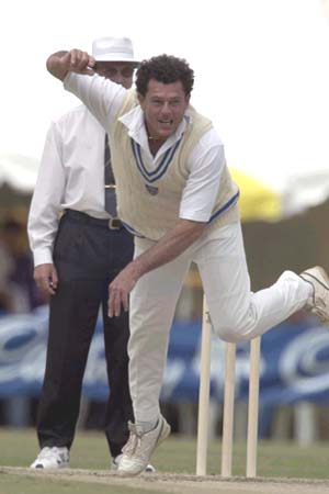 Whitney bowling, ACB Chairman's XI v West Indians, 2000/01