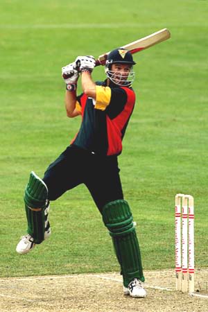 Hills batting, Tasmania v New South Wales, Mercantile Mutual Cup, 2000/01