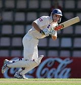 Graeme Rummans on the attack