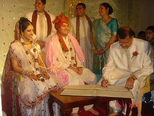 Hitesh Modi's wedding photograph