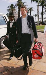 John Carr arrives
